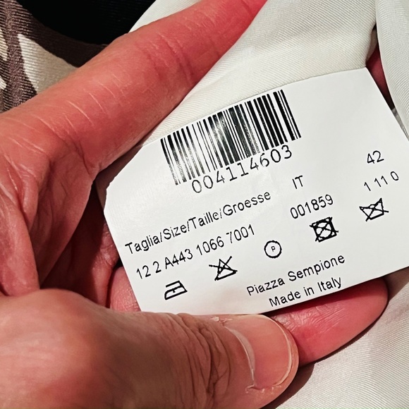 Piazza Sempione - Made in Italy, 100% Silk Dress, Italian Size 42, Good Cond! - Picture 5 of 9